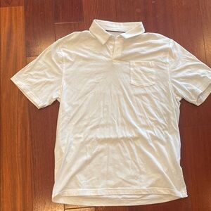 Under Armour White Polo Shirt Soft Casual Style